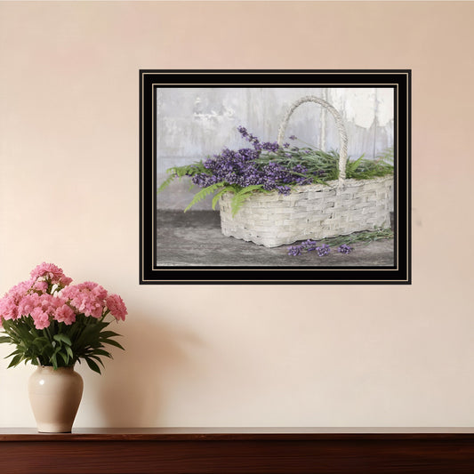 My Lavender Black Framed Print Wall Art