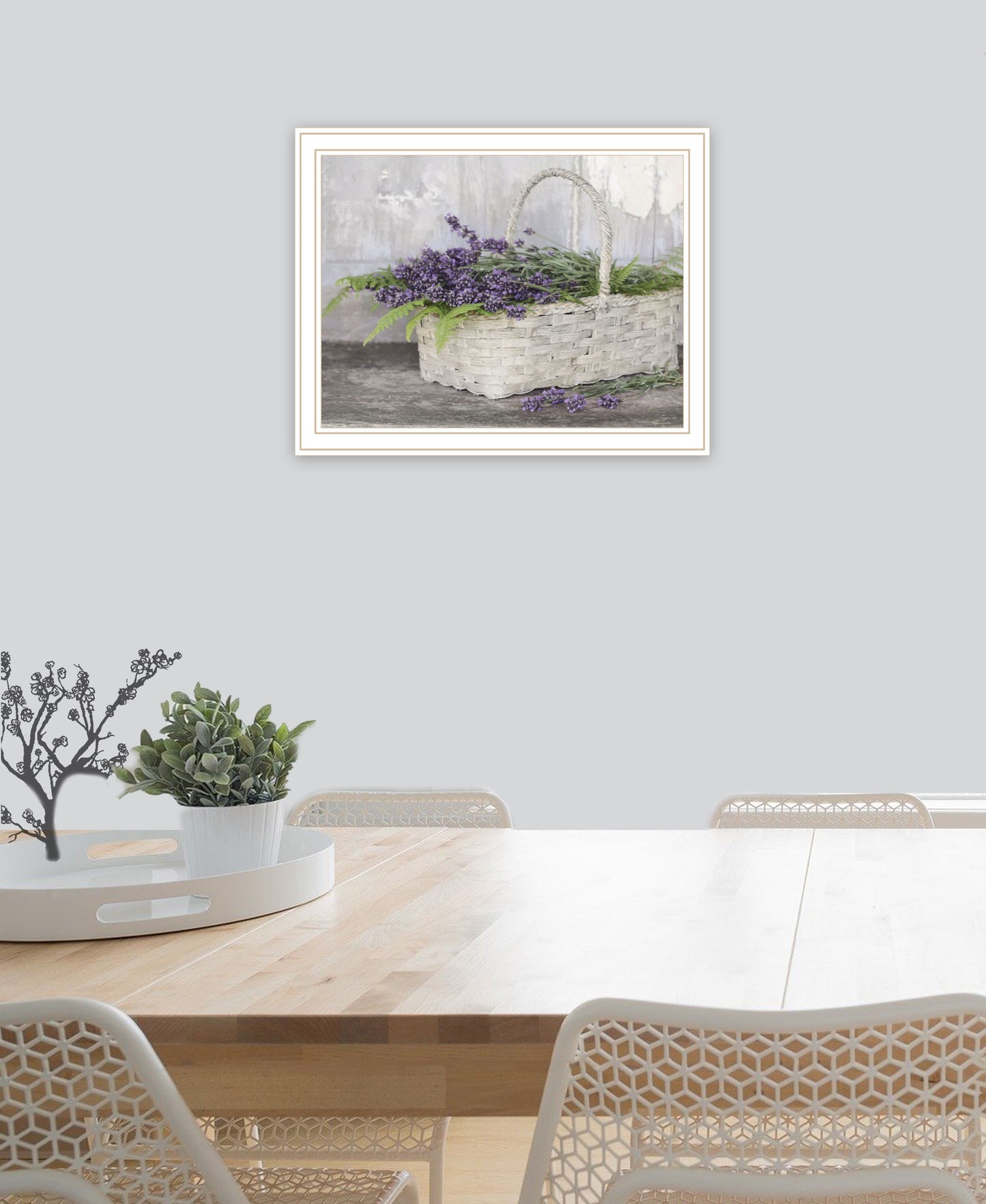 My Lavender Black Framed Print Wall Art