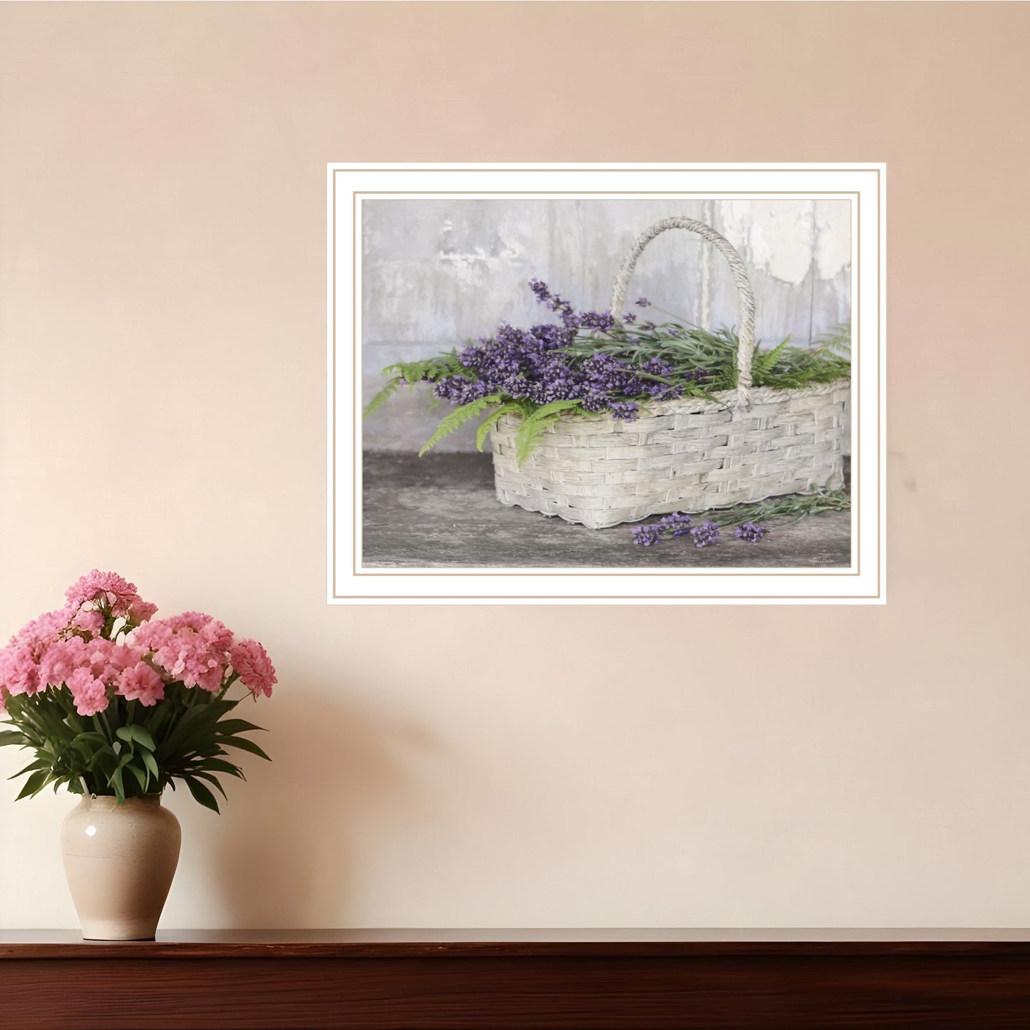 My Lavender Black Framed Print Wall Art