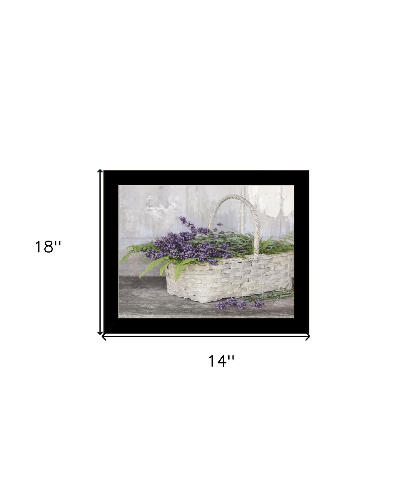 My Lavender Black Framed Print Wall Art