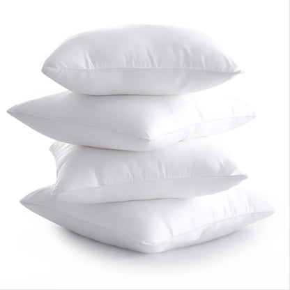 Set of Four 20" Microfiber Indoor Outdoor Throw Pillow Inserts